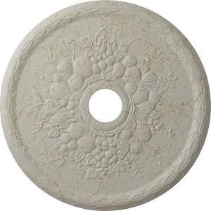 imageEkena Millwork CM22GR 22 58Inch OD x 3 58Inch ID x 58Inch P Grape Ceiling MedallionPot of Cream Crackle Flat Finish