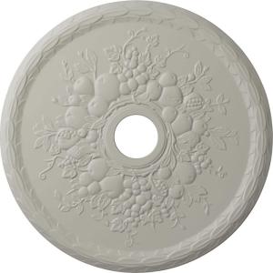 imageEkena Millwork CM22GR 22 58Inch OD x 3 58Inch ID x 58Inch P Grape Ceiling MedallionPot of Cream Flat Finish