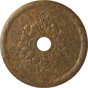 imageEkena Millwork CM22GR 22 58Inch OD x 3 58Inch ID x 58Inch P Grape Ceiling MedallionRubbed Bronze Metallic Series