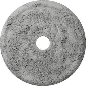 imageEkena Millwork CM22GR 22 58Inch OD x 3 58Inch ID x 58Inch P Grape Ceiling MedallionUltra Pure White Crackle Flat Finish