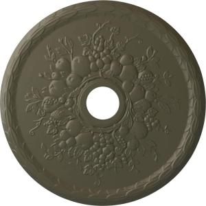 imageEkena Millwork CM22GR 22 58Inch OD x 3 58Inch ID x 58Inch P Grape Ceiling MedallionWitch Hazel Flat Finish
