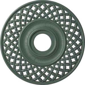 imageEkena Millwork CM22RBUWF Robin Ceiling Medallion Ultra Pure WhiteCloud Burst Flat Finish