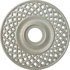 imageEkena Millwork CM22RBUWF Robin Ceiling Medallion Ultra Pure WhiteFlash Copper Metallic Series