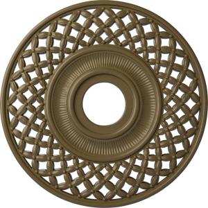 imageEkena Millwork CM22RBUWF Robin Ceiling Medallion Ultra Pure WhiteMississippi Mud Flat Finish