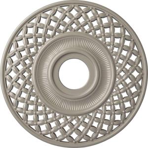 imageEkena Millwork CM22RBUWF Robin Ceiling Medallion Ultra Pure WhitePearl White Metallic Series