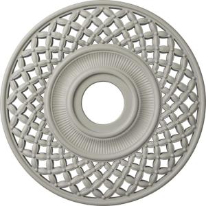 imageEkena Millwork CM22RBUWF Robin Ceiling Medallion Ultra Pure WhitePot of Cream Flat Finish