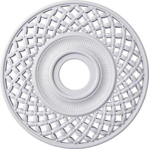 imageEkena Millwork CM22RBUWF Robin Ceiling Medallion Ultra Pure WhitePrimed