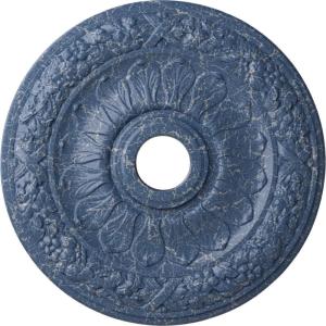 imageEkena Millwork CM24SW2 24OD x 4ID x 1 12P Swindon Ceiling Medallion Fits Canopies up to 618 2 PieceAmericana Crackle Flat Finish