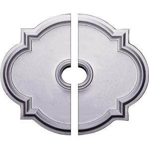 imageEkena Millwork CM24WA203500 24W x 20 12H x 3 12ID x 1 18P Waltz Ceiling Medallion Fits Canopies up to 514 2 PieceSplit