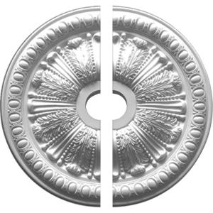 imageEkena Millwork CM27TO2 27 78OD x 3 78ID x 2 12P Tomango Egg amp Dart Ceiling Medallion Fits Canopies up to 634 2 PieceSplit