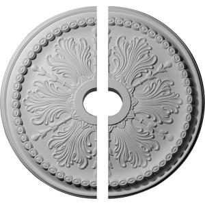 imageEkena Millwork CM27WI2 27 12OD x 4ID x 1 12P Winsor Ceiling Medallion Fits Canopies up to 4 2 Piece
