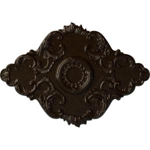 imageEkena Millwork CM37X26PE Piedmont Ceiling Medallion 37W x 26H x 1 38P Factory PrimedHandPainted Bronze