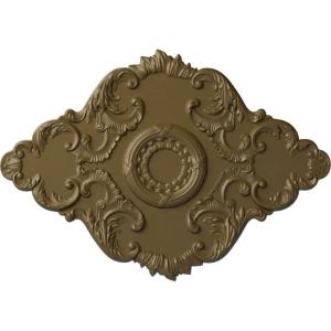 imageEkena Millwork CM37X26PE Piedmont Ceiling Medallion 37W x 26H x 1 38P Factory PrimedHandPainted Mississippi Mud