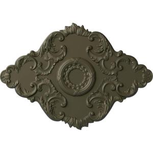 imageEkena Millwork CM37X26PE Piedmont Ceiling Medallion 37W x 26H x 1 38P Factory PrimedHandPainted Witch Hazel