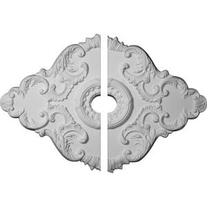 imageEkena Millwork CM37X26PE206000 Piedmont Ceiling Medallion 37W x 26H x 1 38P For Canopies up to 6 Factory Primed