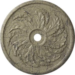imageEkena Millwork CM42SK Sellek Ceiling Medallion 42 18OD x 1 78P Fits Canopies up to 9 Factory PrimedCastle Stone Crackle Flat Finish