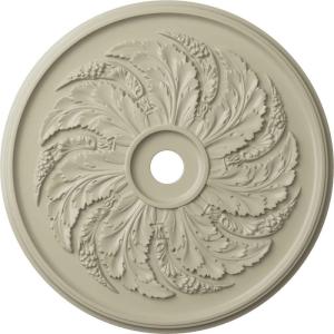 imageEkena Millwork CM42SK Sellek Ceiling Medallion 42 18OD x 1 78P Fits Canopies up to 9 Factory PrimedClear Yellow Flat Finish