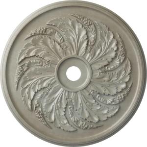 imageEkena Millwork CM42SK Sellek Ceiling Medallion 42 18OD x 1 78P Fits Canopies up to 9 Factory PrimedFlash Gold Metallic Series