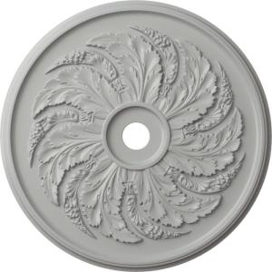 imageEkena Millwork CM42SK Sellek Ceiling Medallion 42 18OD x 1 78P Fits Canopies up to 9 Factory PrimedFrost Flat Finish