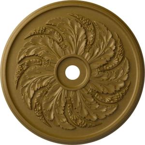 imageEkena Millwork CM42SK Sellek Ceiling Medallion 42 18OD x 1 78P Fits Canopies up to 9 Factory PrimedGold Rush Metallic Series