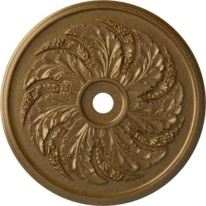 imageEkena Millwork CM42SK Sellek Ceiling Medallion 42 18OD x 1 78P Fits Canopies up to 9 Factory PrimedPale Gold Metallic Series