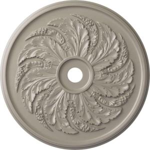 imageEkena Millwork CM42SK Sellek Ceiling Medallion 42 18OD x 1 78P Fits Canopies up to 9 Factory PrimedPearl White Metallic Series