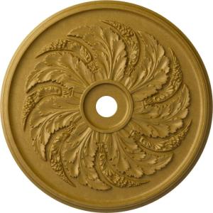 imageEkena Millwork CM42SK Sellek Ceiling Medallion 42 18OD x 1 78P Fits Canopies up to 9 Factory PrimedPharaohs Gold Metallic Series