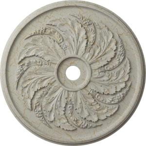 imageEkena Millwork CM42SK Sellek Ceiling Medallion 42 18OD x 1 78P Fits Canopies up to 9 Factory PrimedPot of Cream Crackle Flat Finish