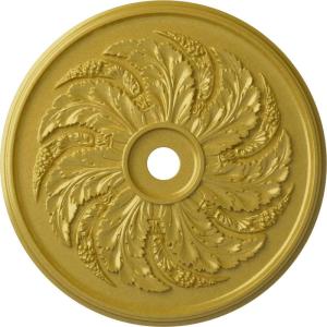imageEkena Millwork CM42SK Sellek Ceiling Medallion 42 18OD x 1 78P Fits Canopies up to 9 Factory PrimedRich Gold Metallic Series