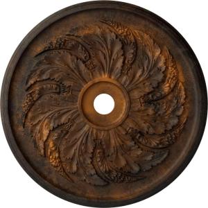 imageEkena Millwork CM42SK Sellek Ceiling Medallion 42 18OD x 1 78P Fits Canopies up to 9 Factory PrimedRust Metallic Series