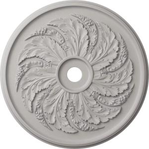 imageEkena Millwork CM42SK Sellek Ceiling Medallion 42 18OD x 1 78P Fits Canopies up to 9 Factory PrimedUltra Pure White Flat Finish