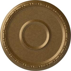 imageEkena Millwork Medea Ceiling Medallion Flash CopperPale Gold Metallic Series