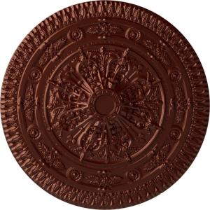 imageNaple 375 H x 37 12 W x 338 D Ceiling MedallionAntique Copper Metallic Series