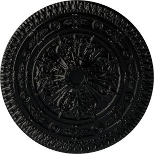 imageNaple 375 H x 37 12 W x 338 D Ceiling MedallionBlack Pearl Metallic Series