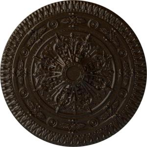 imageNaple 375 H x 37 12 W x 338 D Ceiling MedallionBronze Metallic Series