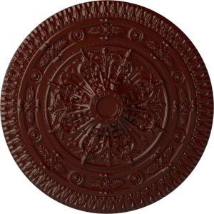 imageNaple 375 H x 37 12 W x 338 D Ceiling MedallionBrushed Mahogany Flat Finish