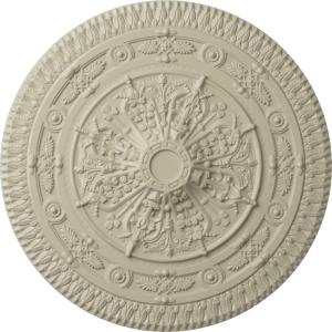 imageNaple 375 H x 37 12 W x 338 D Ceiling MedallionClear Yellow Flat Finish