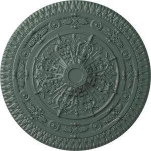 imageNaple 375 H x 37 12 W x 338 D Ceiling MedallionCloud Burst Flat Finish