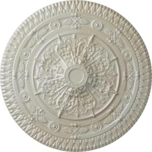 imageNaple 375 H x 37 12 W x 338 D Ceiling MedallionFlash Blue Metallic Series