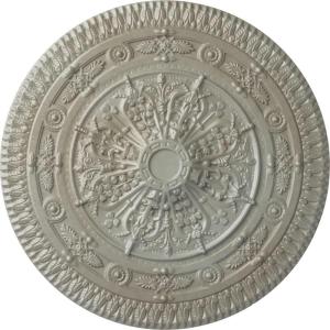 imageNaple 375 H x 37 12 W x 338 D Ceiling MedallionFlash Gold Metallic Series