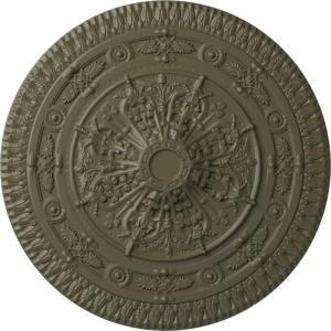 imageNaple 375 H x 37 12 W x 338 D Ceiling MedallionPainted Turtle Flat Finish
