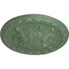 image11 34OD x 38P Stockport Ceiling MedallionHandPainted Athenian Green