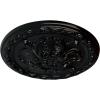 image11 34OD x 38P Stockport Ceiling MedallionHandPainted Black Pearl