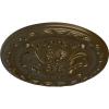 image11 34OD x 38P Stockport Ceiling MedallionHandPainted Brass