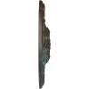 image11 34OD x 38P Stockport Ceiling MedallionHandPainted Bronze Blue Patina