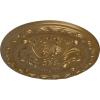 image11 34OD x 38P Stockport Ceiling MedallionHandPainted Pale Gold