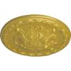 image11 34OD x 38P Stockport Ceiling MedallionHandPainted Rich Gold