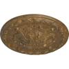 image11 34OD x 38P Stockport Ceiling MedallionHandPainted Rubbed Bronze