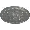 image11 34OD x 38P Stockport Ceiling MedallionHandPainted Silver