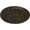 image11 34OD x 38P Stockport Ceiling MedallionHandPainted Stone Hearth Crackle